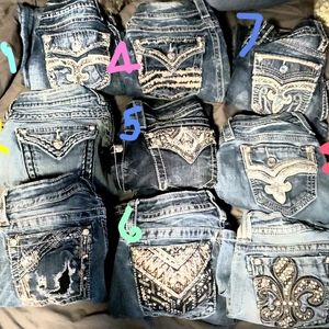 9 miss me jeans/ rock revival